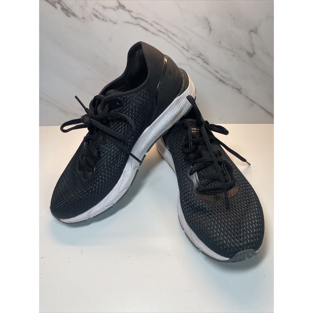 Under Armour Womens HOVR Sonic 4 3023559-002 Black Running Shoes Sneakers Sz 8.5